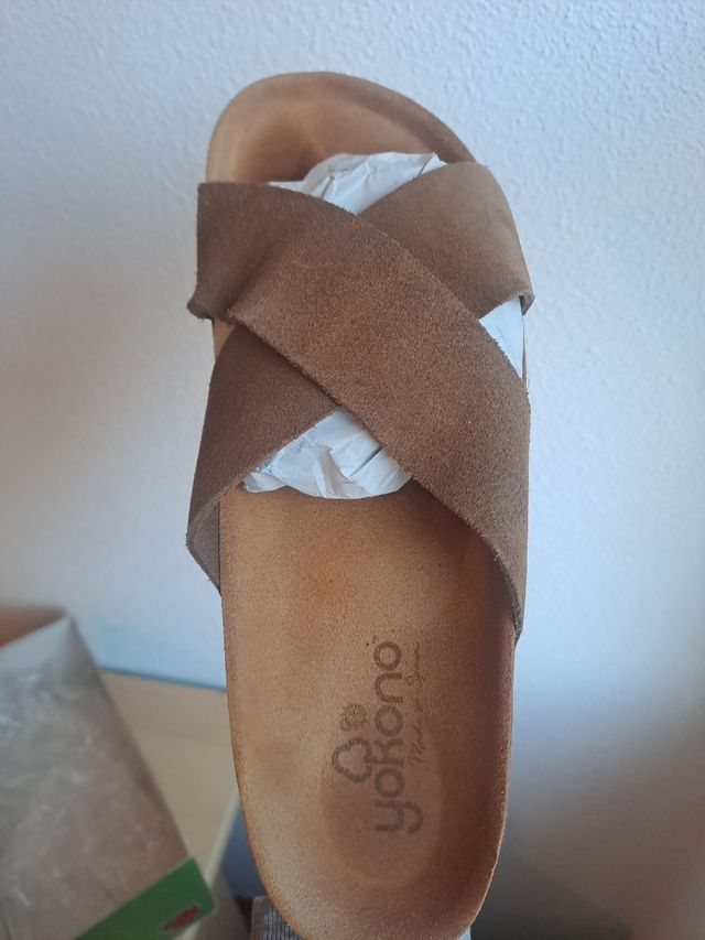 Sandalias Yokono marrón - Talla 40/41