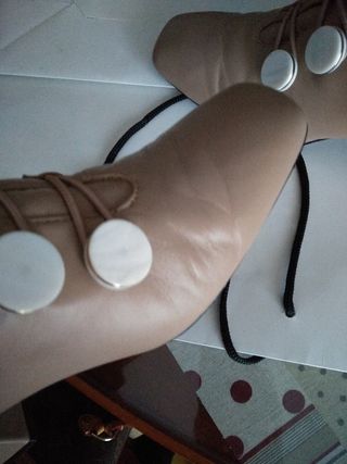 Botines Uterqüe beige - Nuevos