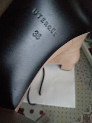 Botines Uterqüe beige - Nuevos