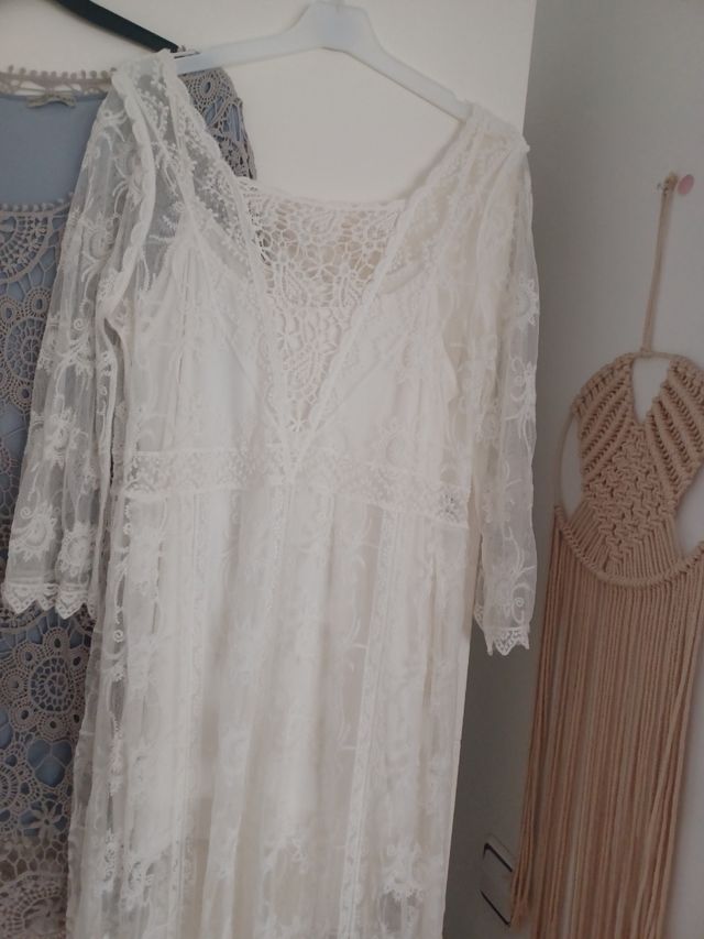 Vestidos encaje T.M - 2 piezas