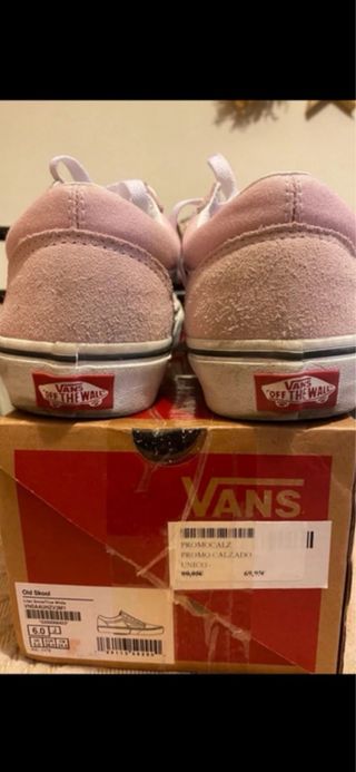 zapatillas vans rosas