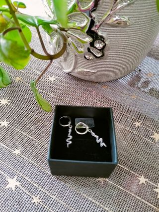 Pendientes Plata - Diseño Relámpago