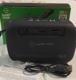 Altavoz bluetooth portátil, ranura USB Y SD