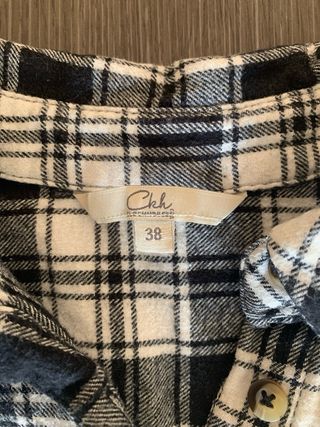 Camisa de cuadros marca C&A talla 38