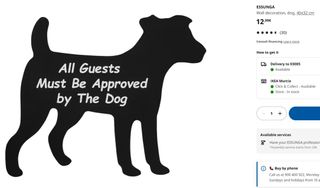 Rótulo Perro - Un Toque de Humor