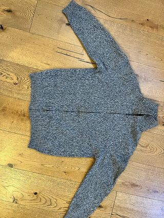 Maglione grigio bianco