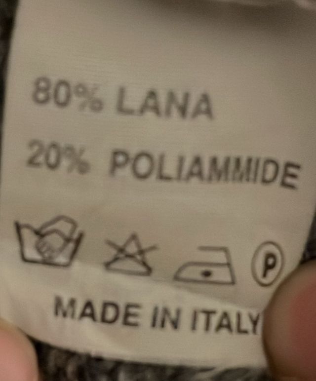 Maglione grigio bianco