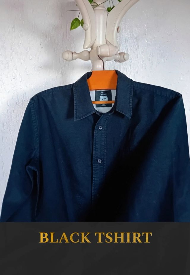 Camisa negra Tex - Talla 20