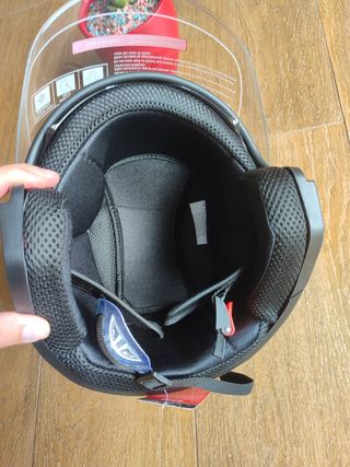 Casco Jet negro talla L negro unisex 
