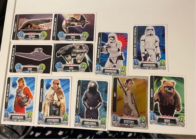 Cartas Force Attax Star Wars