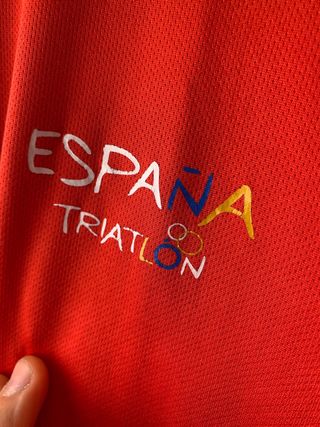 Camiseta seleccion española triatlon Mosconi