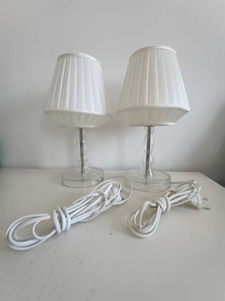 Coppia di Abat-jour in vetro