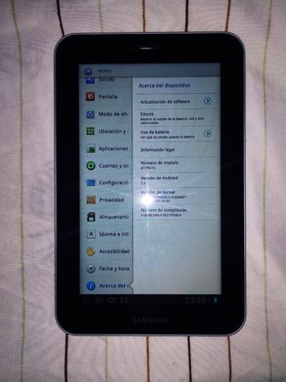 Tablet 7 pulgadas Samsung