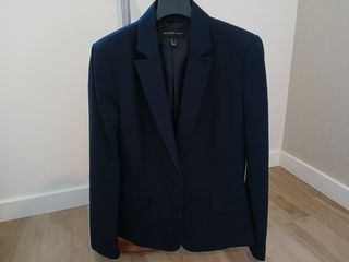 Chaqueta mujer azul marino Mango. Talla M.