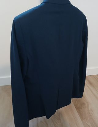 Chaqueta mujer azul marino Mango. Talla M.