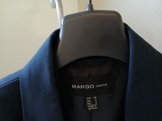 Chaqueta mujer azul marino Mango. Talla M.