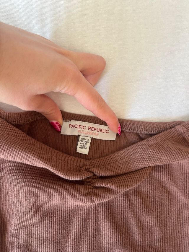 Top marrón Pacific Republic - Talla 4