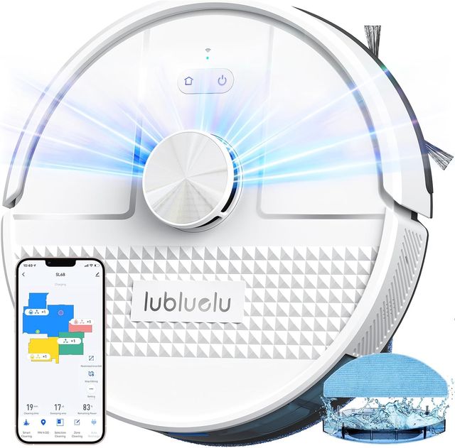 Lubluelu Robot aspirador y fregona 3 en 1