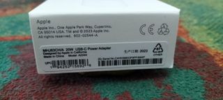 [Pack 2] Cargador Apple carga rápida 20W