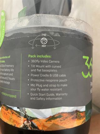 Cámara 360fly 360° – VR, deportes, viajes