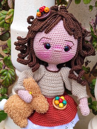 Muñeca amigurumi crochet