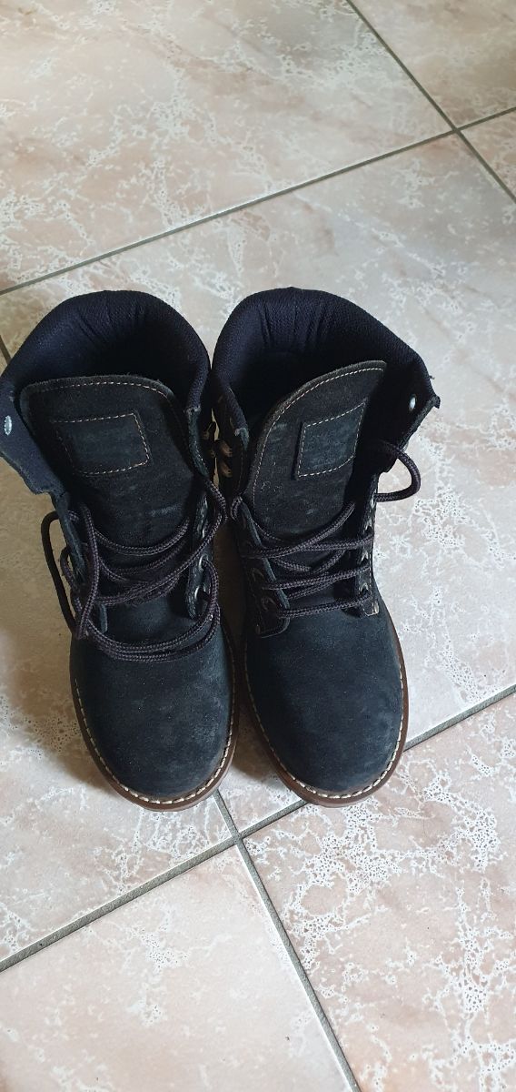 Scarponcini in camoscio tg 38