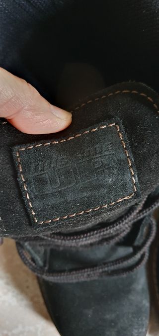 Scarponcini in camoscio tg 38