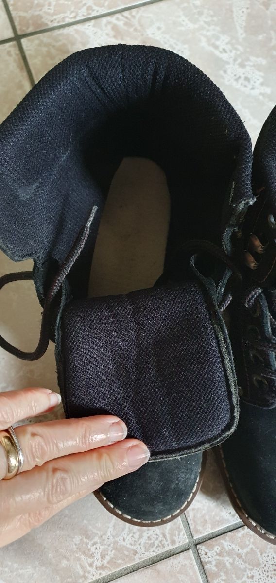 Scarponcini in camoscio tg 38