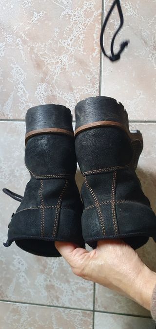 Scarponcini in camoscio tg 38