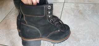 Scarponcini in camoscio tg 38