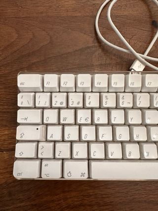 Teclado Apple Vintage Blanco Español