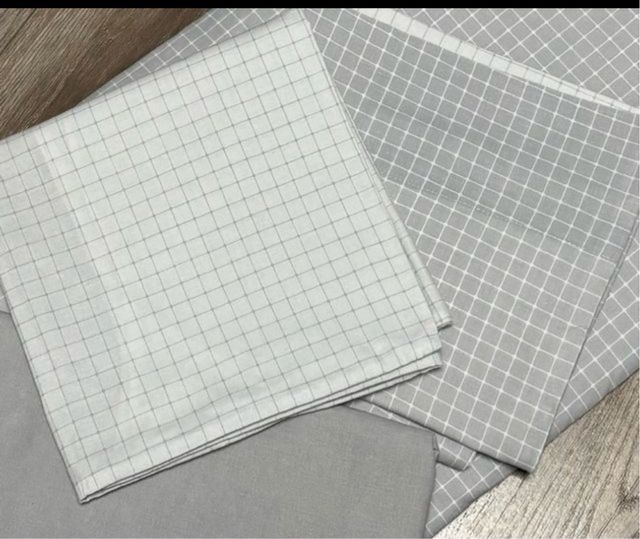 Fundas Cama 160cm Manterol Gris Blanco