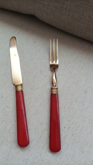Cubiertos postre vintage 17 CMS cada pieza