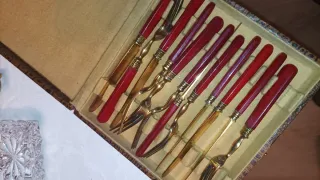 Cubiertos postre vintage  17 CMS