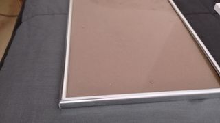 Marco fotos plateado metal-vidrio