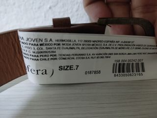 Cinturón niño talla 7