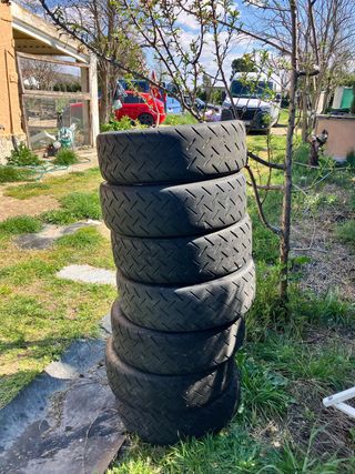 Neumaticos Slicks michelin usados 1