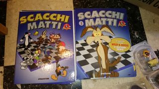 Scacchiera Scacchi Matti Looney Tunes + 2 volumi