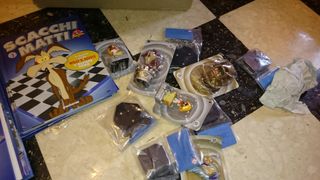 Scacchiera Scacchi Matti Looney Tunes + 2 volumi