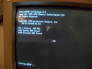 PC HP Intel Celeron 400MHz - 192Mb RAM