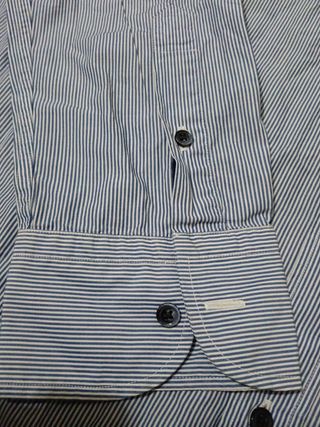 Camisa Massimo Dutti azul rayas - Talla L