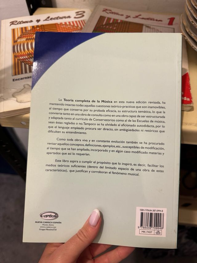 LIBROS DE MÚSICA