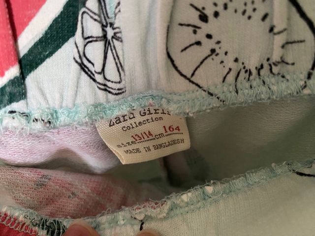 Shorts niña Zara - sandía