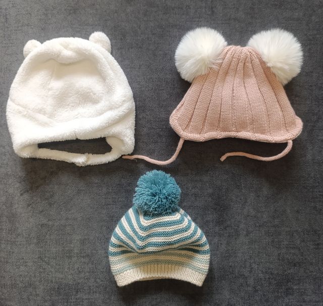 Pack 3 gorros bebé