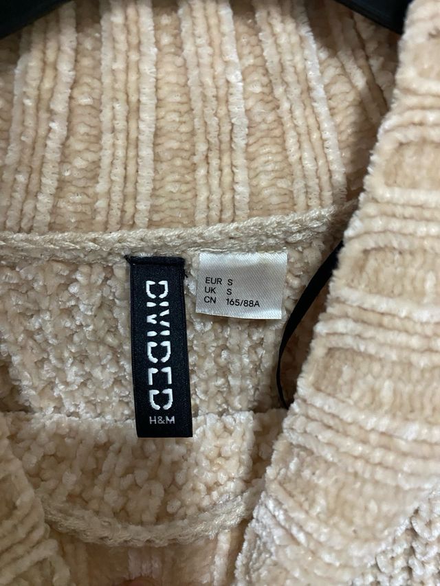 Jersey cuello alto beige - Talla 4