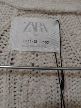 Jersey Zara beige talla 11-12 años. Sin estrenar