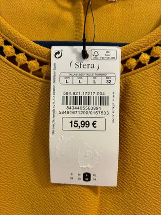 Vestido nuevo con etiqueta 