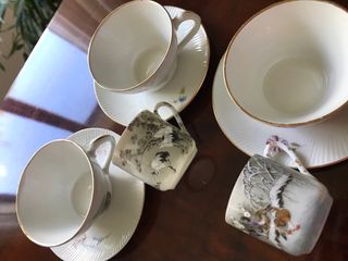 Juego Tazas Vintage