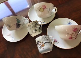 Juego Tazas Vintage