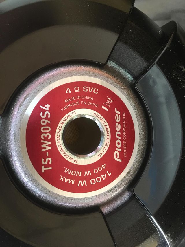 Subwoofer y etapa pioneer